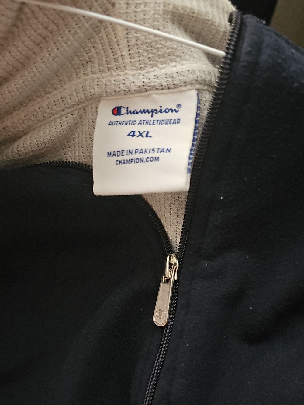Champion Men’s Deep Blue Hoodie Zip-Up Lightweight Jacket